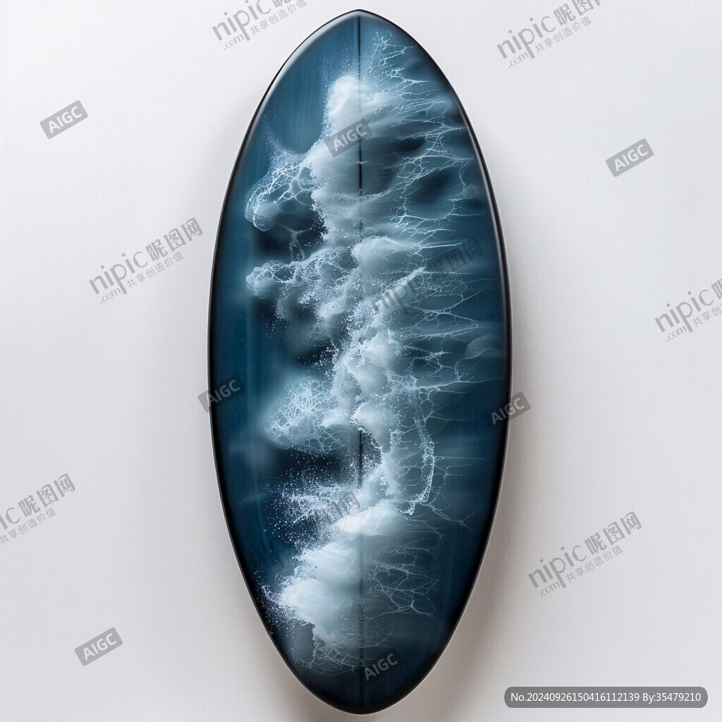 海浪的凝固瞬間