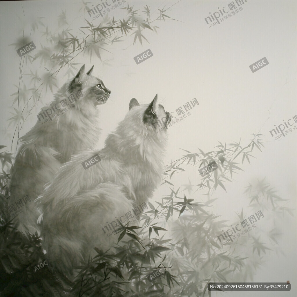 竹林深處 貓影憧憧