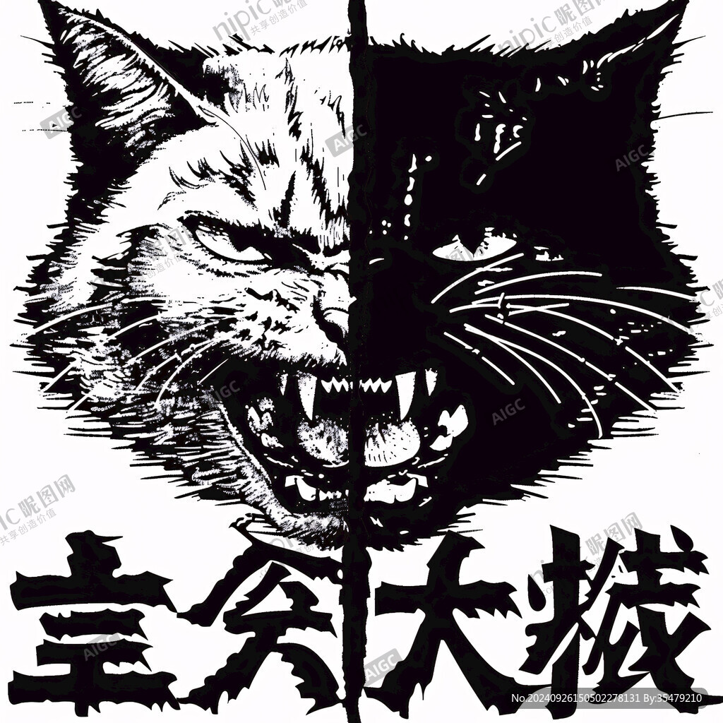 黑白雙面 怒目金剛