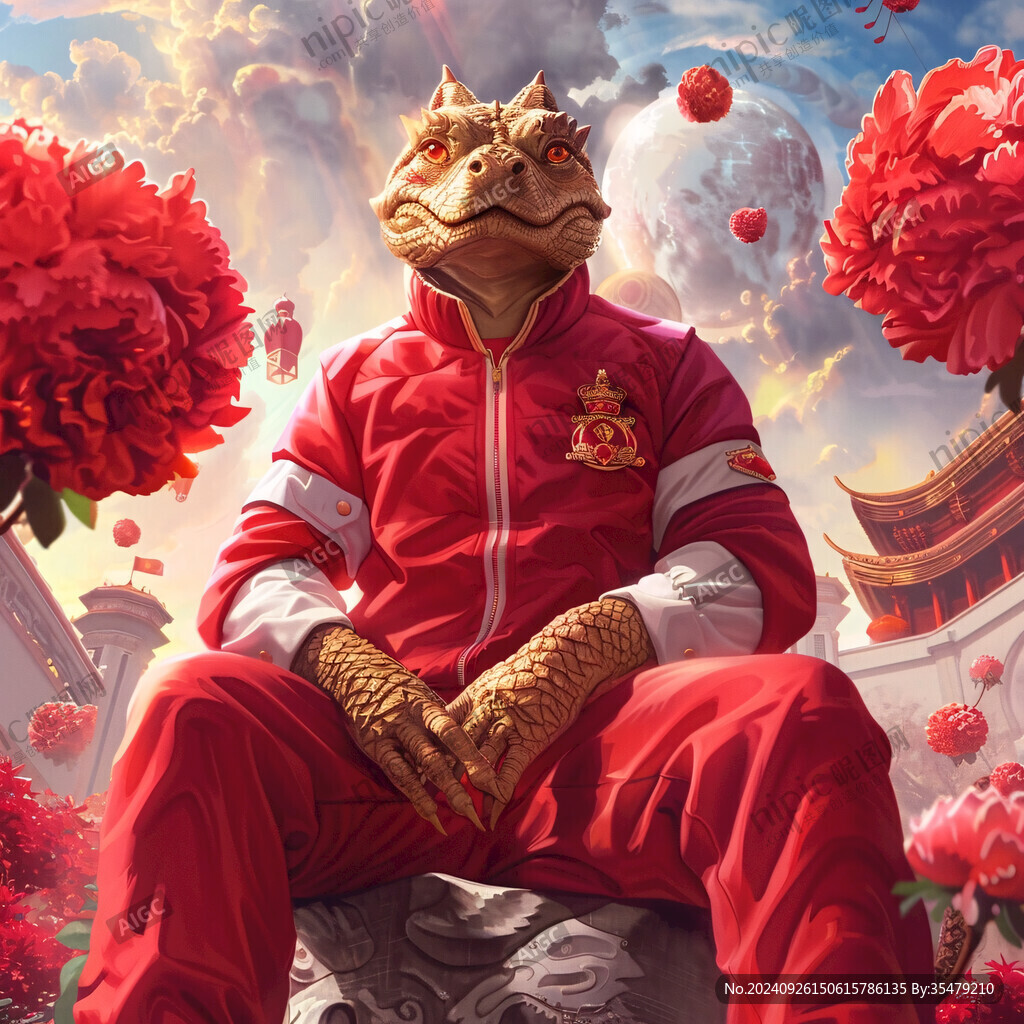 龍族時(shí)尚 紅衣少年
