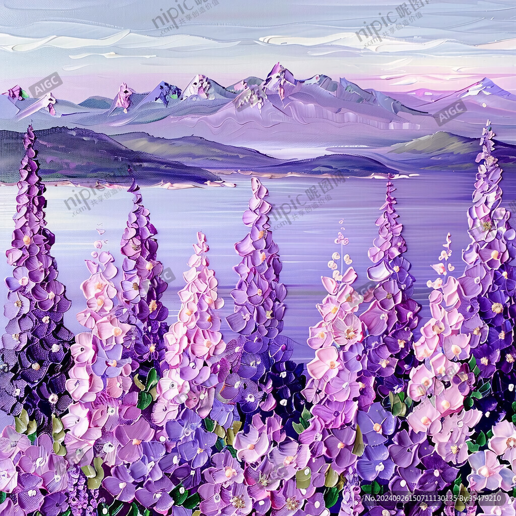 紫藤花海 山河遠(yuǎn)眺