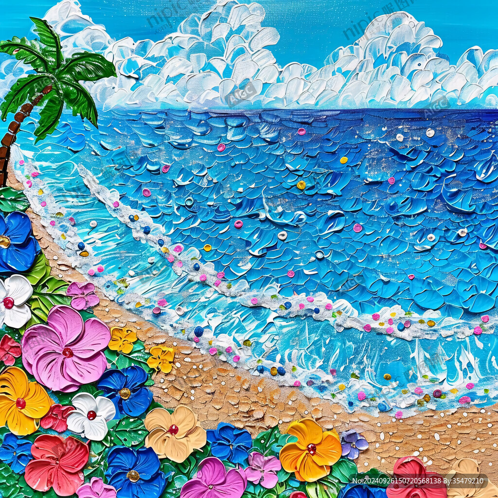 海灘花開 陽光正好