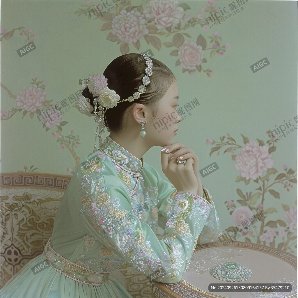 古典美人 一抹幽香
