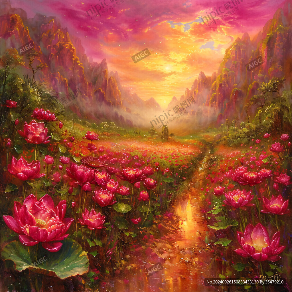 蓮池夕照 夢境之美