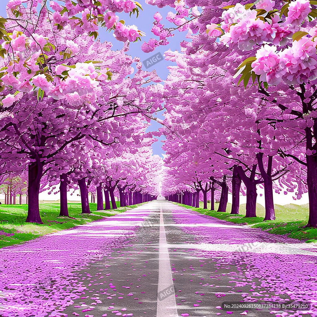粉色櫻花大道
