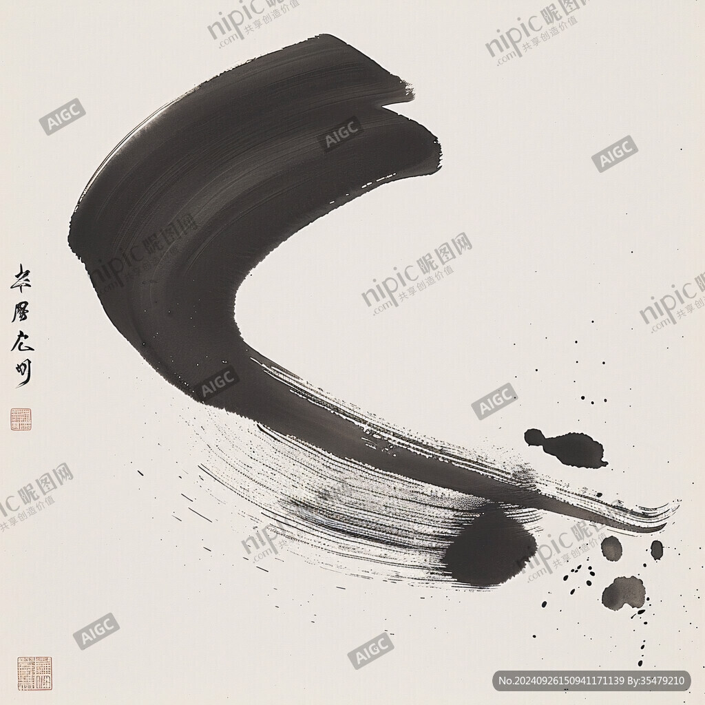 墨色流轉(zhuǎn) 意境深遠(yuǎn)