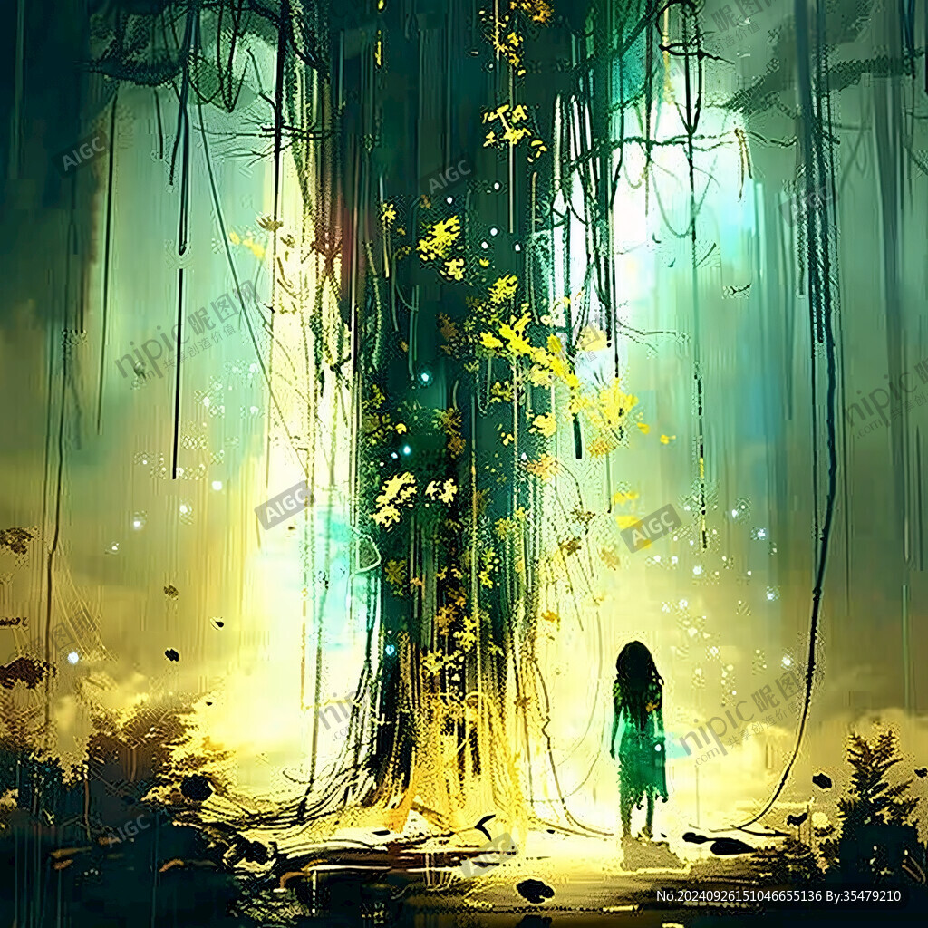 樹影婆娑 少女尋夢
