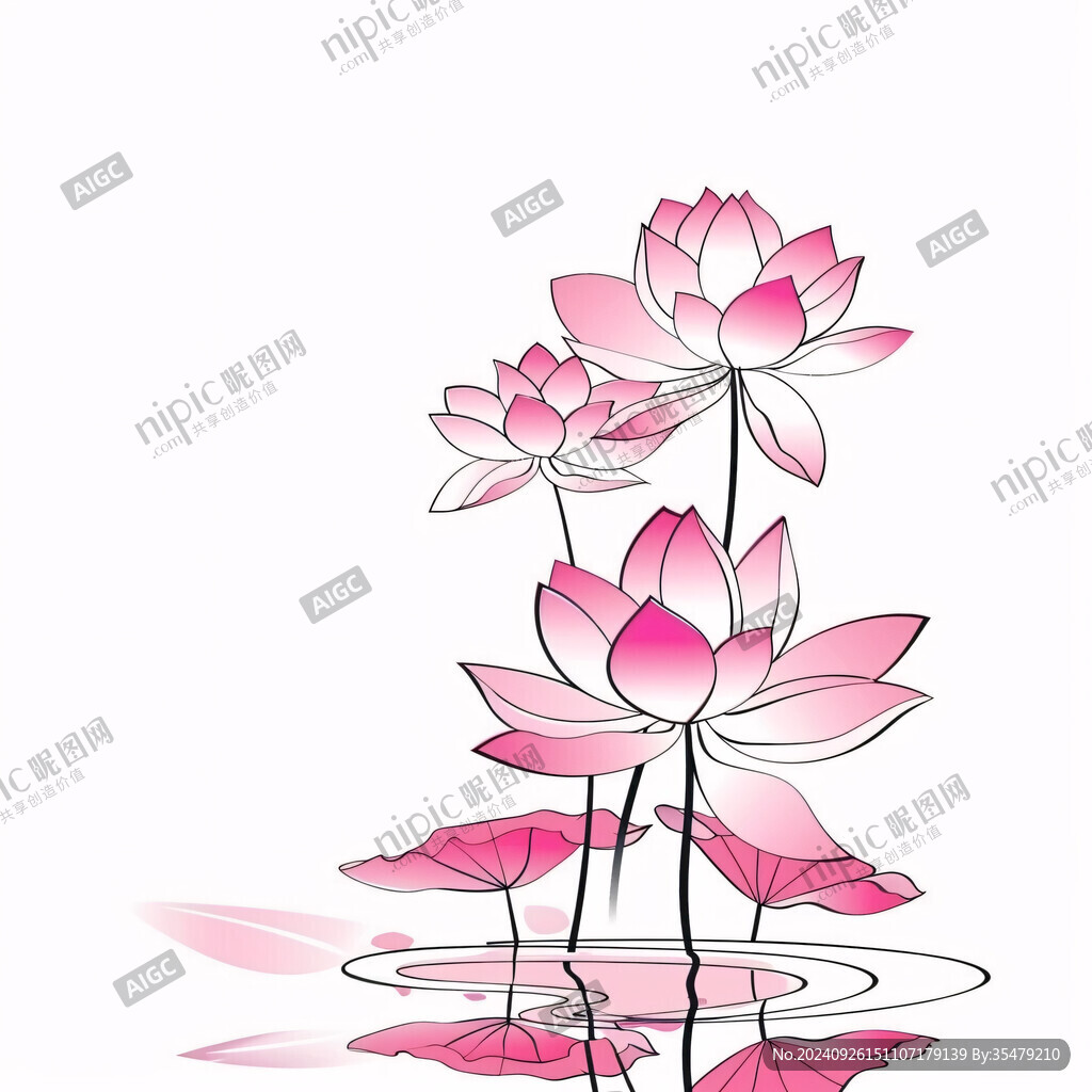 優(yōu)雅的荷花盛開