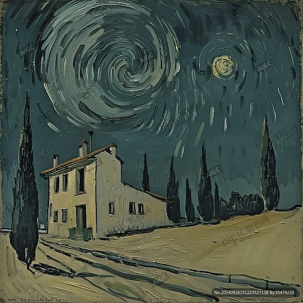 星空下的靜謐小屋