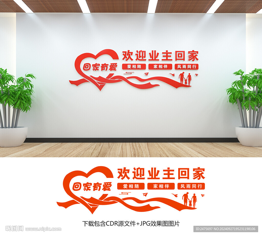 歡迎業(yè)主回家