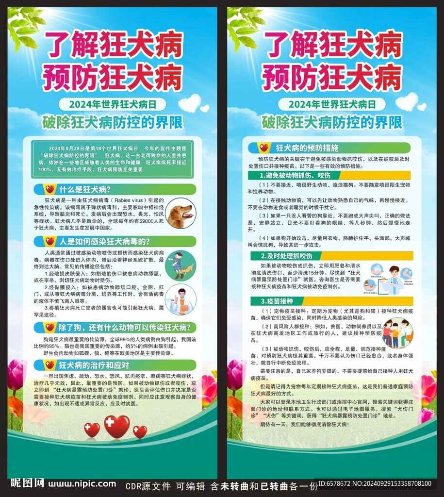 預(yù)防狂犬病展架