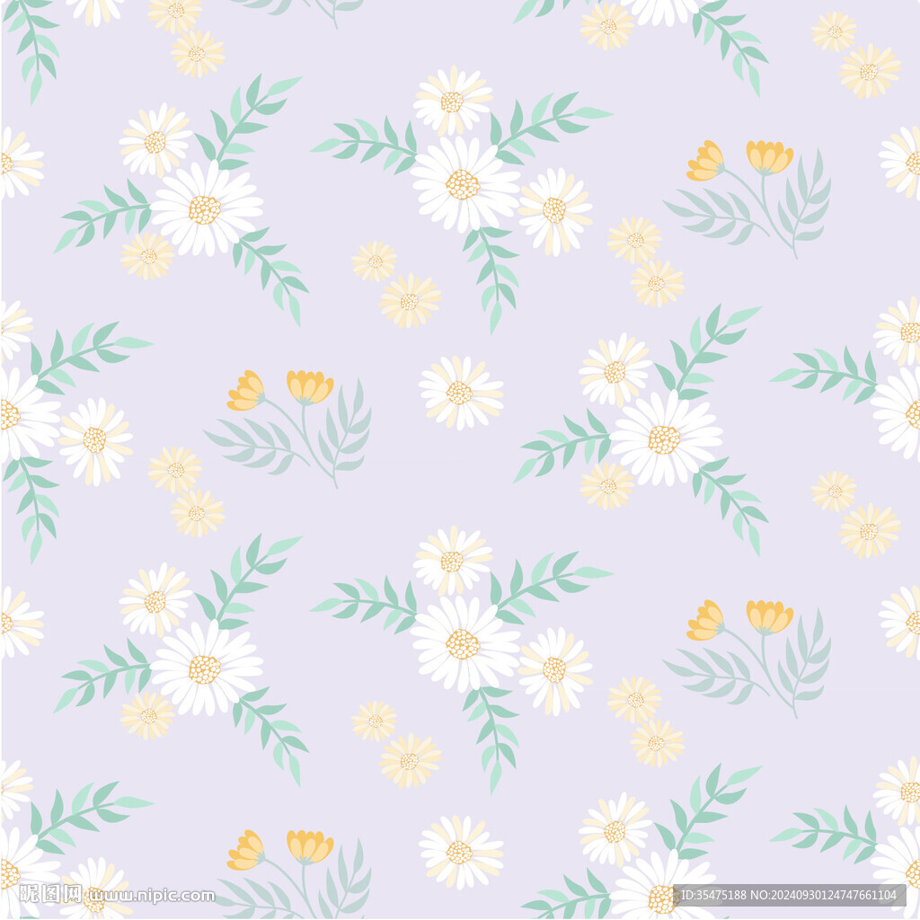 無縫花紋背景