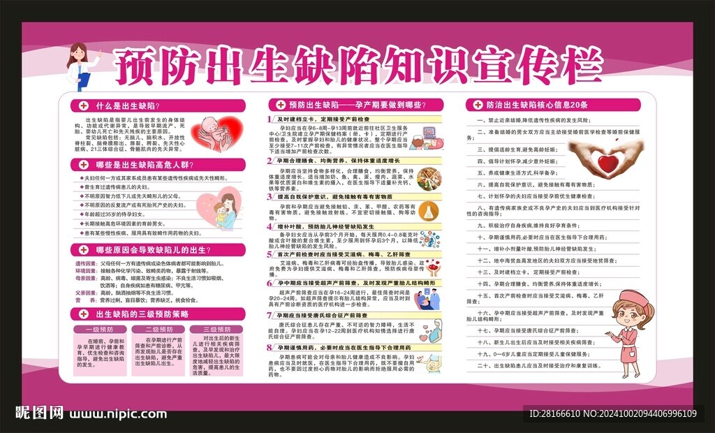預(yù)防出生缺陷宣傳欄