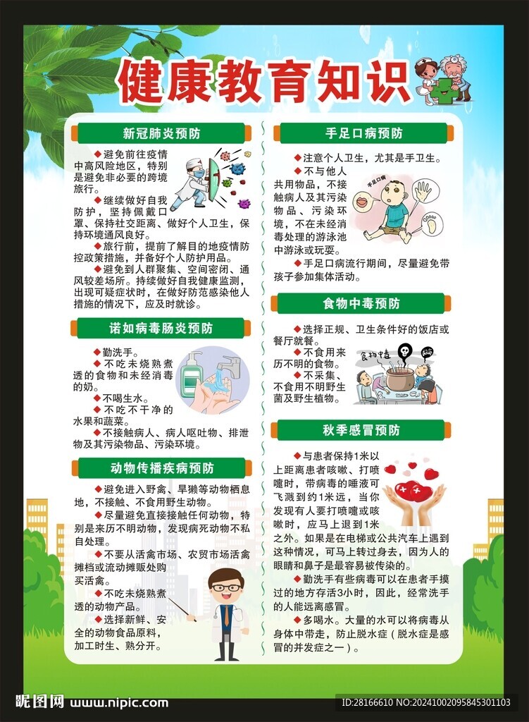 健康教育知識(shí)海報(bào)