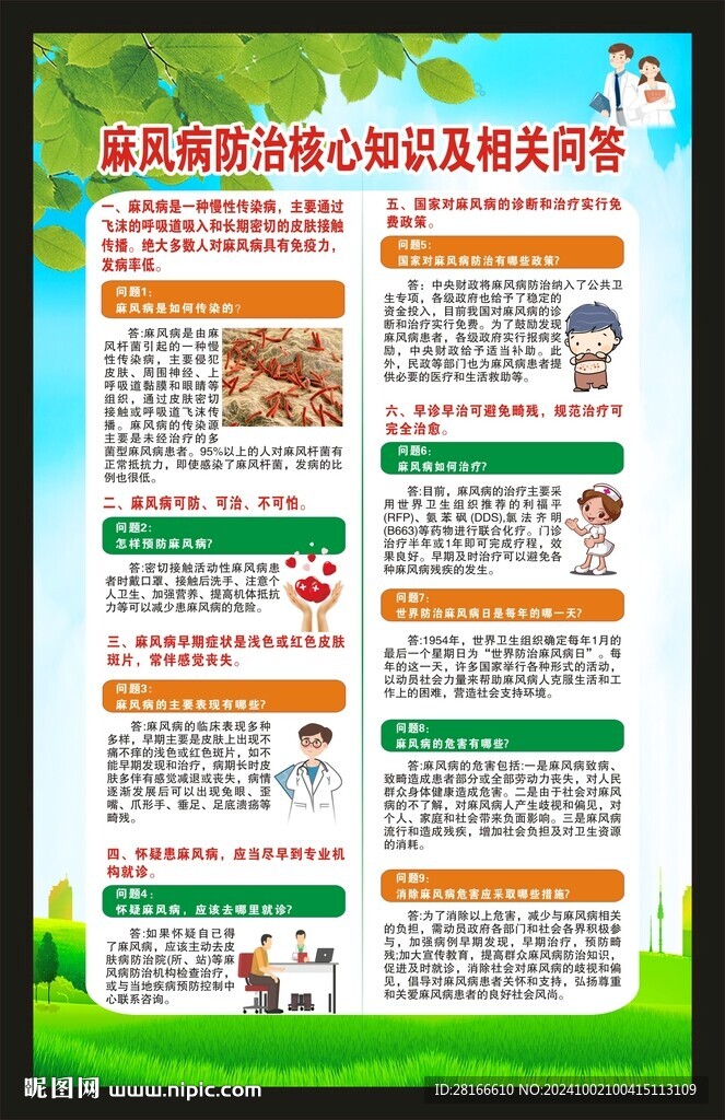 世界防治麻風(fēng)病日海報(bào)