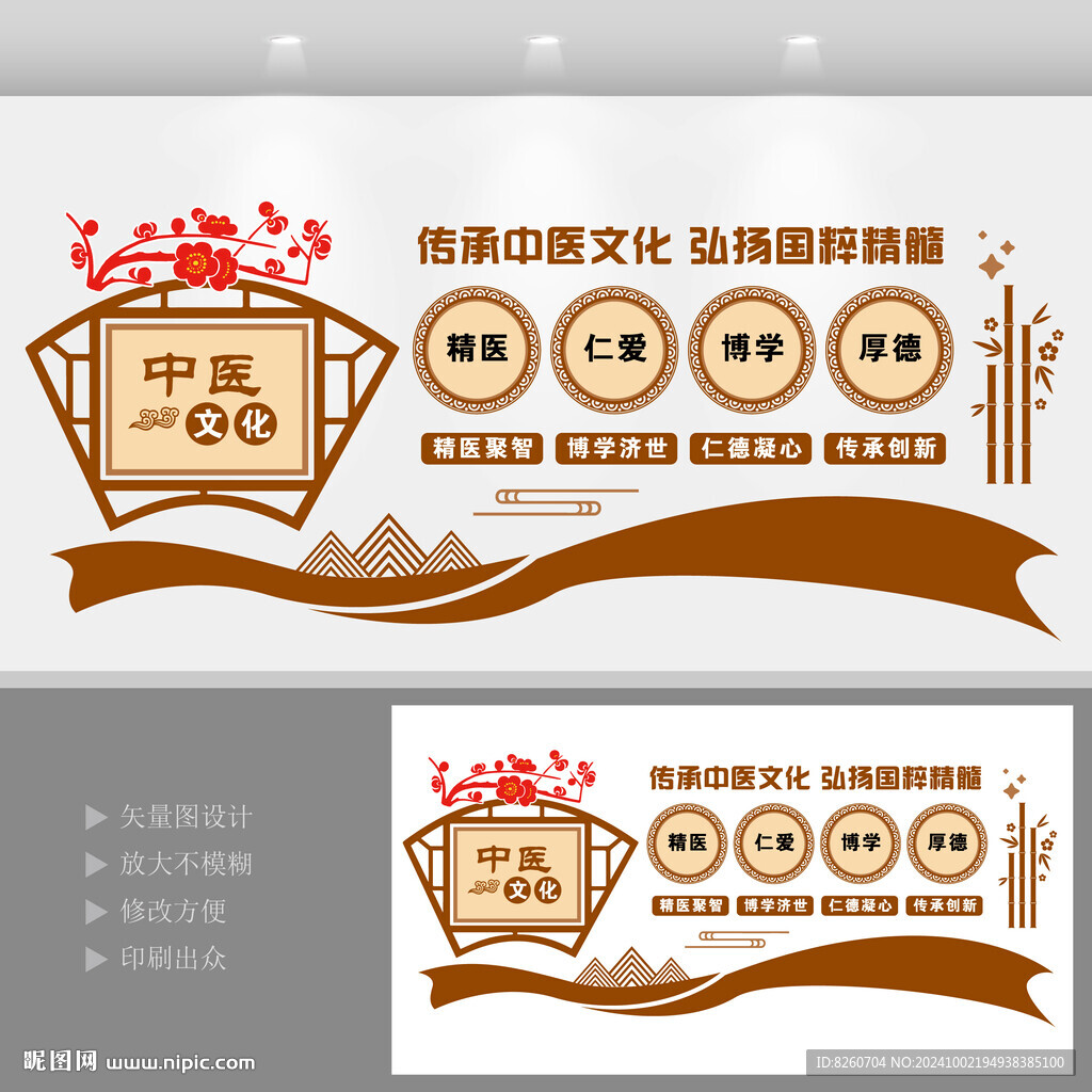 中醫院文化背景墻