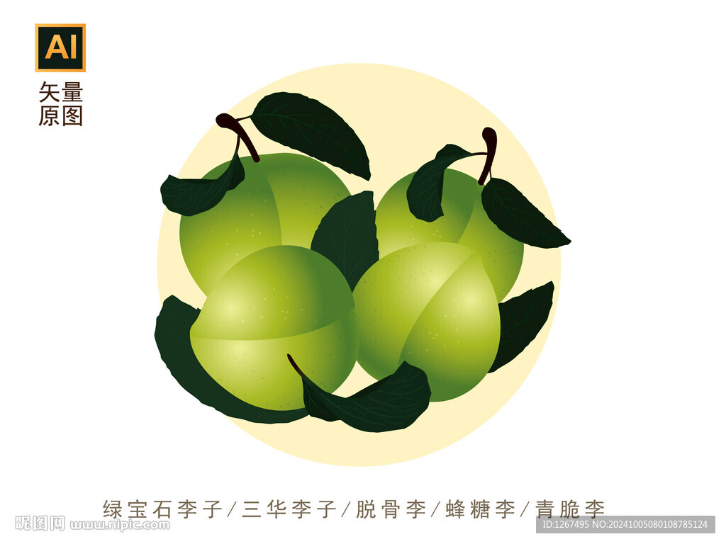 青脆李素材
