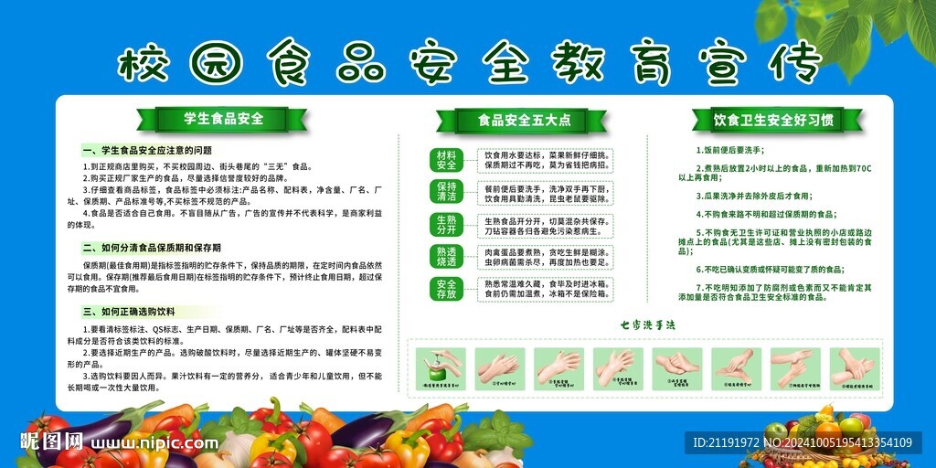 校園食品安全教育宣傳