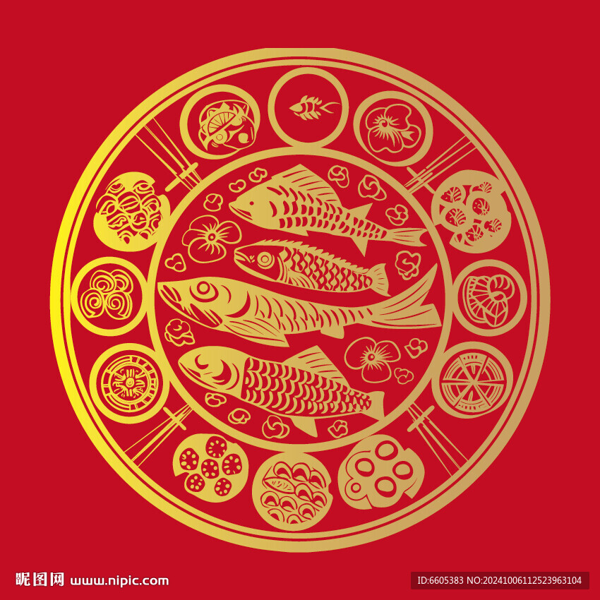 剪紙團圓飯