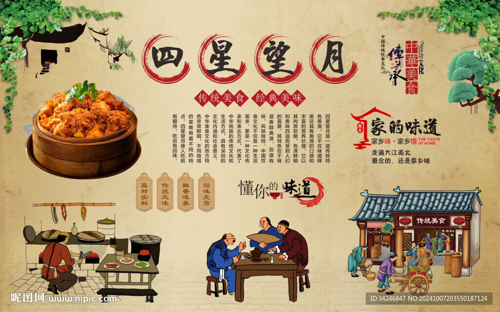 四星望月粉籠床