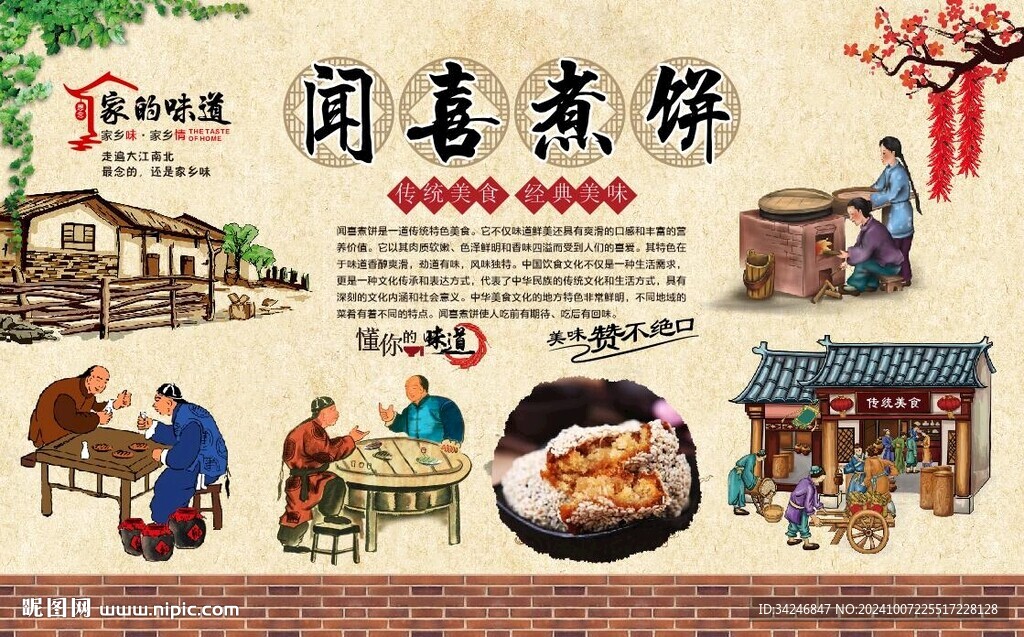 聞喜煮餅