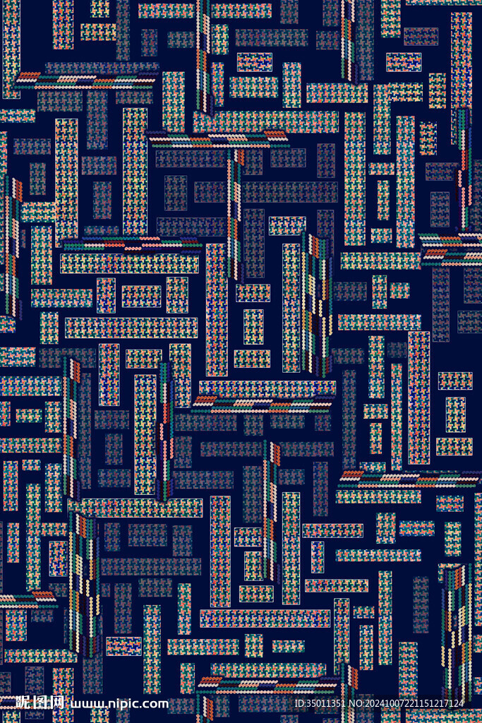 紋理條子花