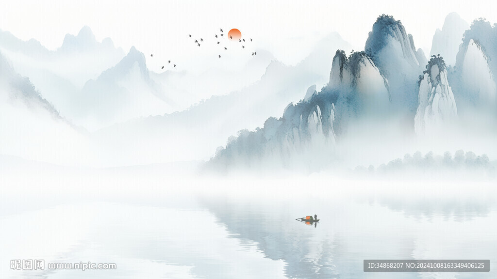 國畫意境山水風(fēng)景