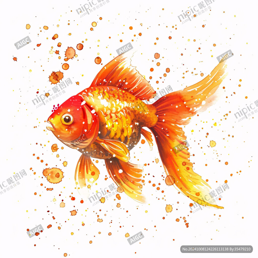 創(chuàng)意手繪金魚