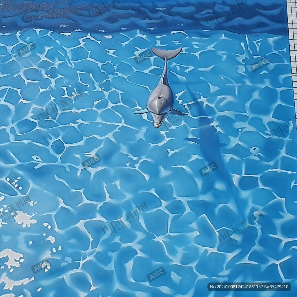 鯊魚地板畫