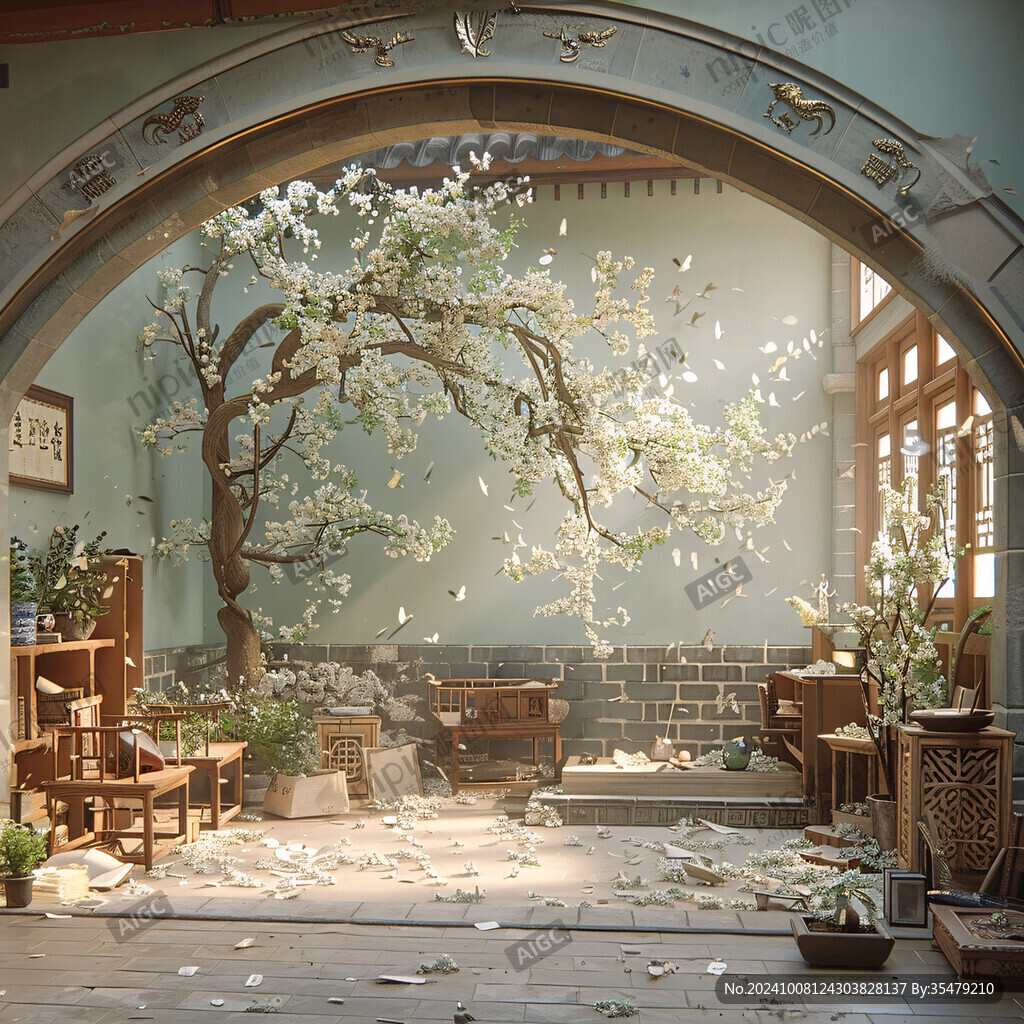 春來茶館場景