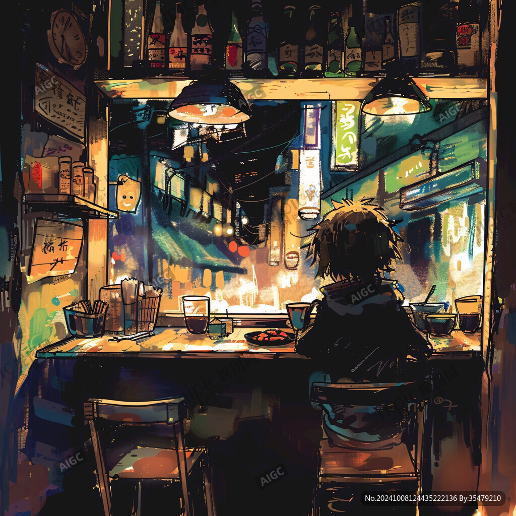 小酒館插畫
