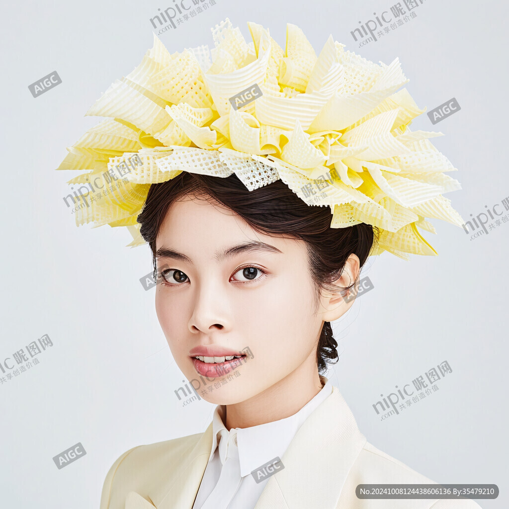 花型帽子