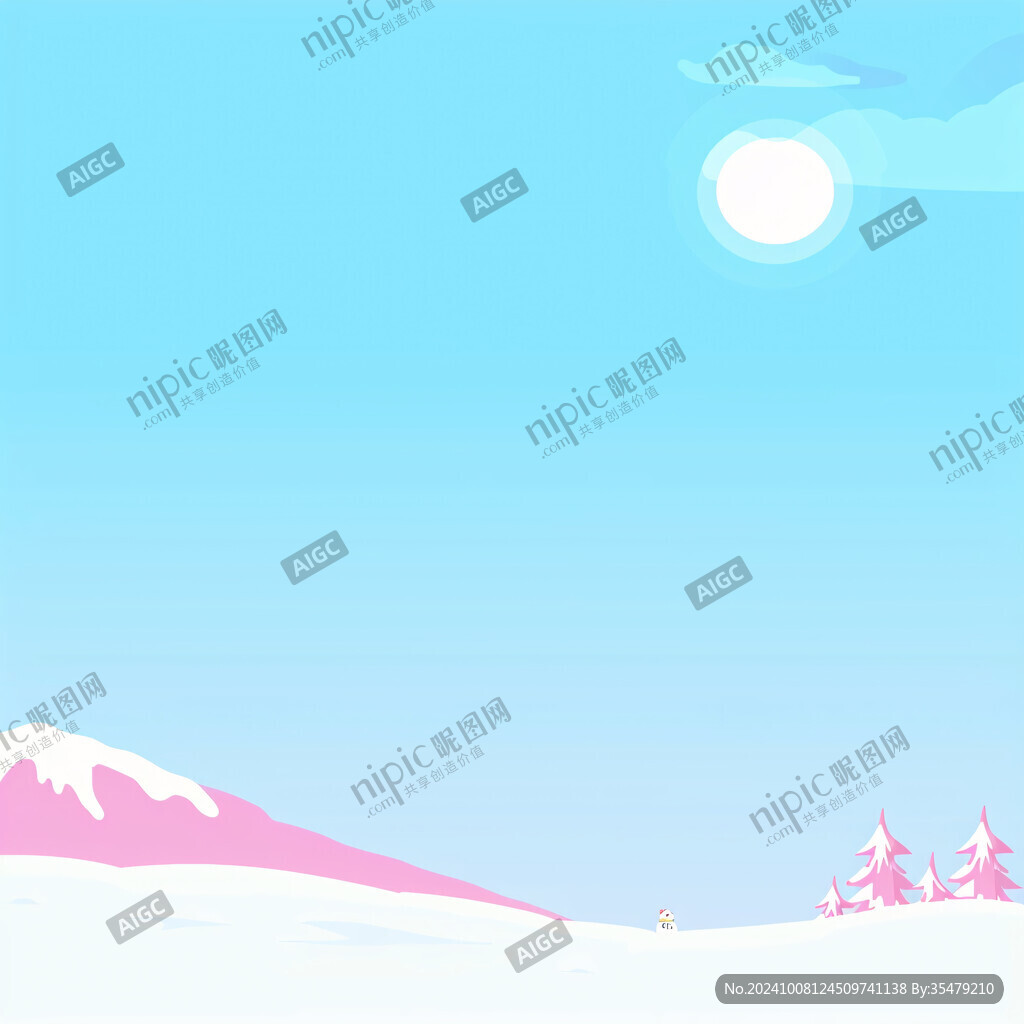 冬日背景圖