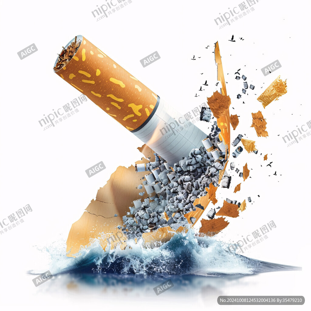 戒煙廣告手繪