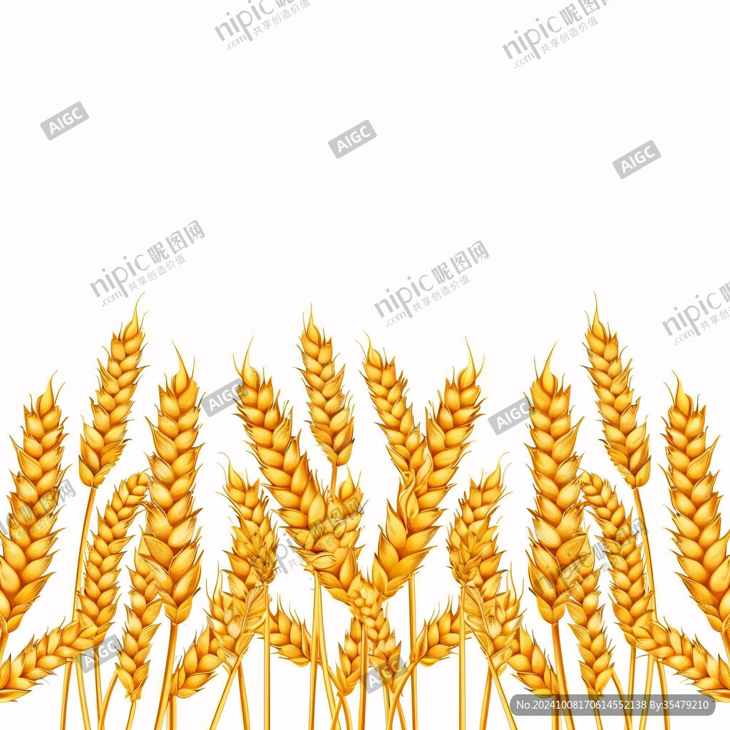 麥粒插畫