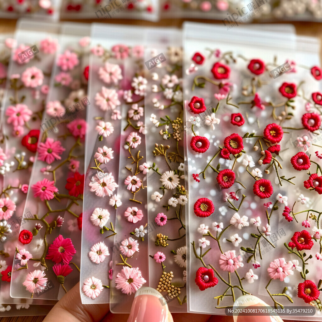 花朵手賬貼紙
