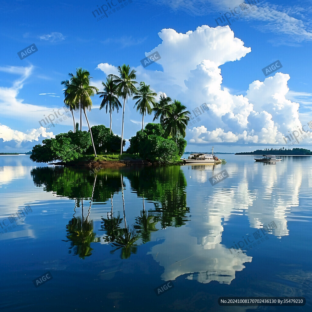 椰樹湖水