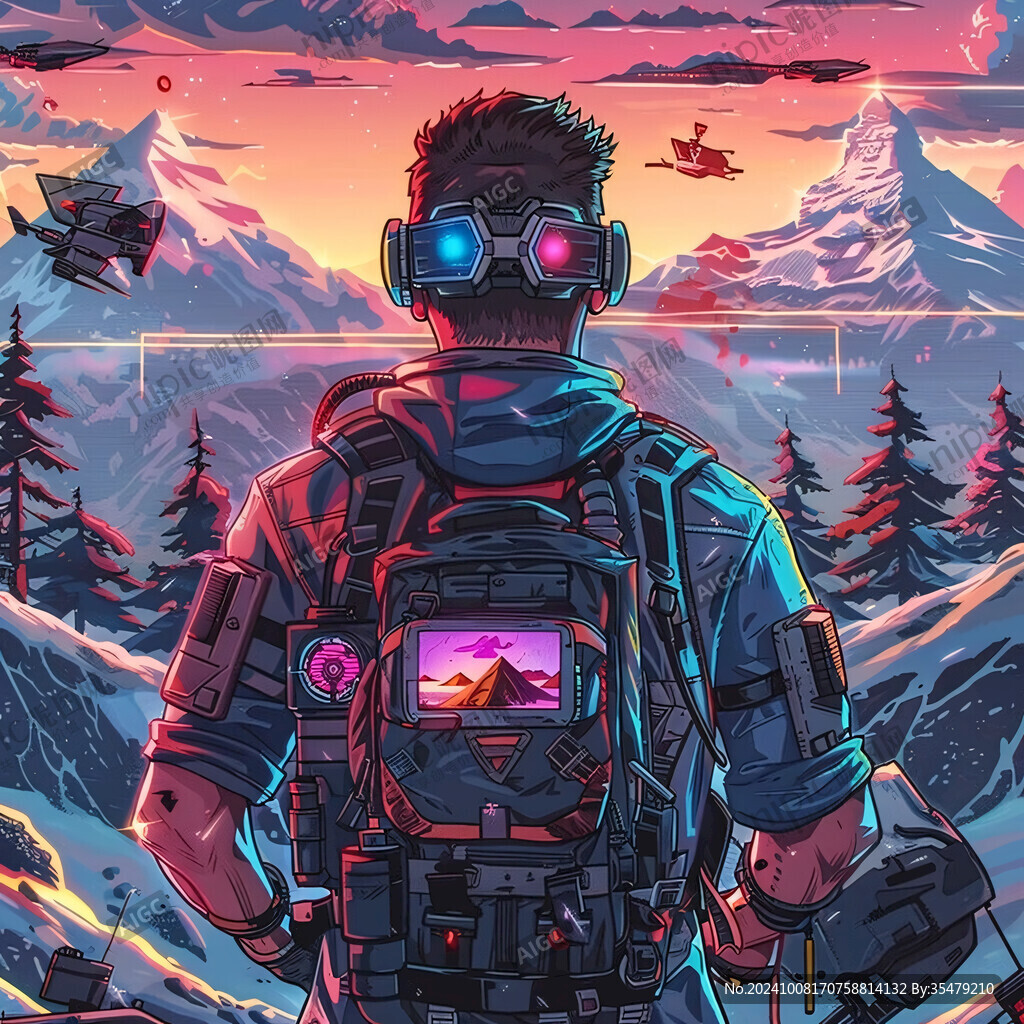 科幻题材插画 科幻题材插画