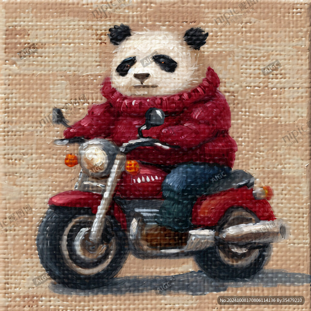 機車熊貓