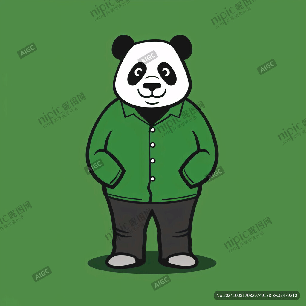 原創(chuàng)潮牌卡通熊貓設計