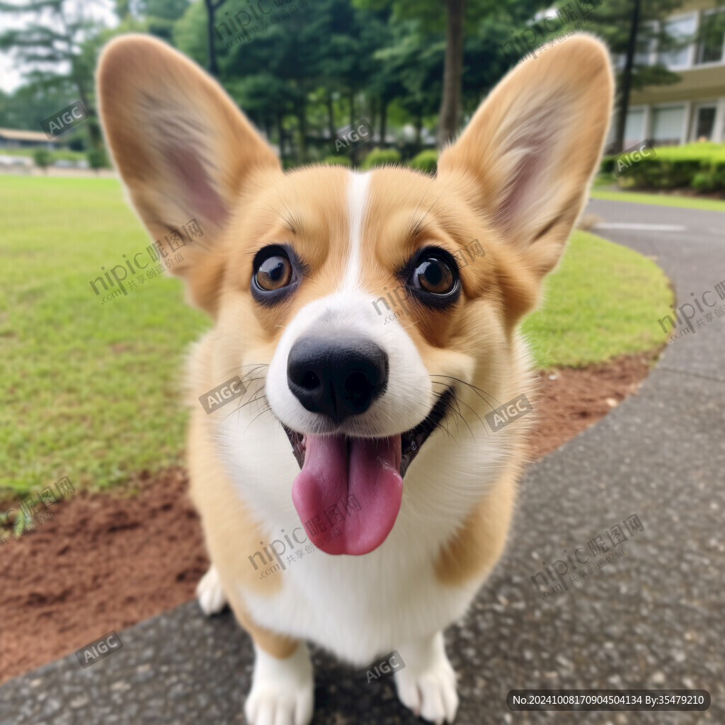 調皮的柯基