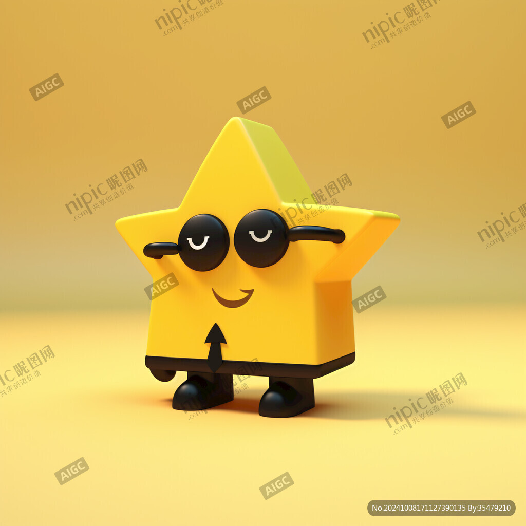 原創(chuàng)卡通星星形象