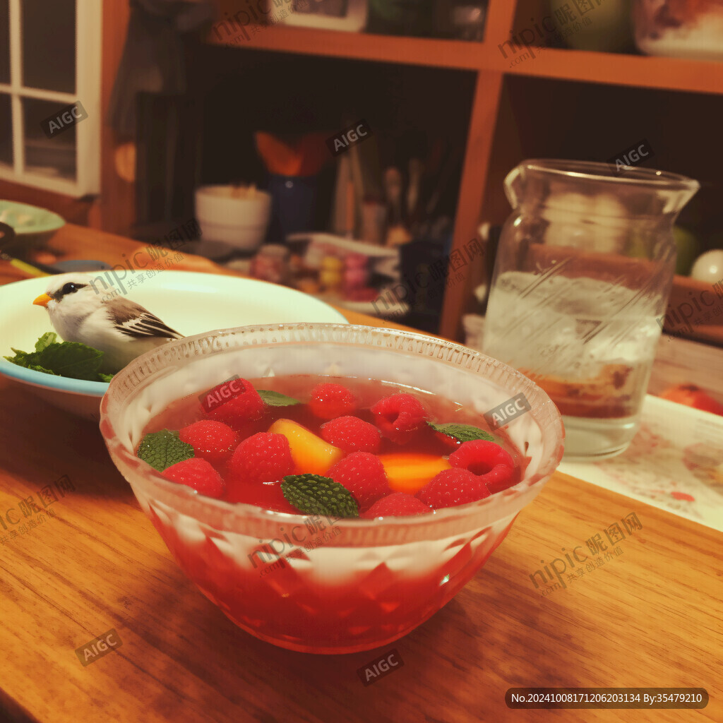 夏日清涼水果涼粉