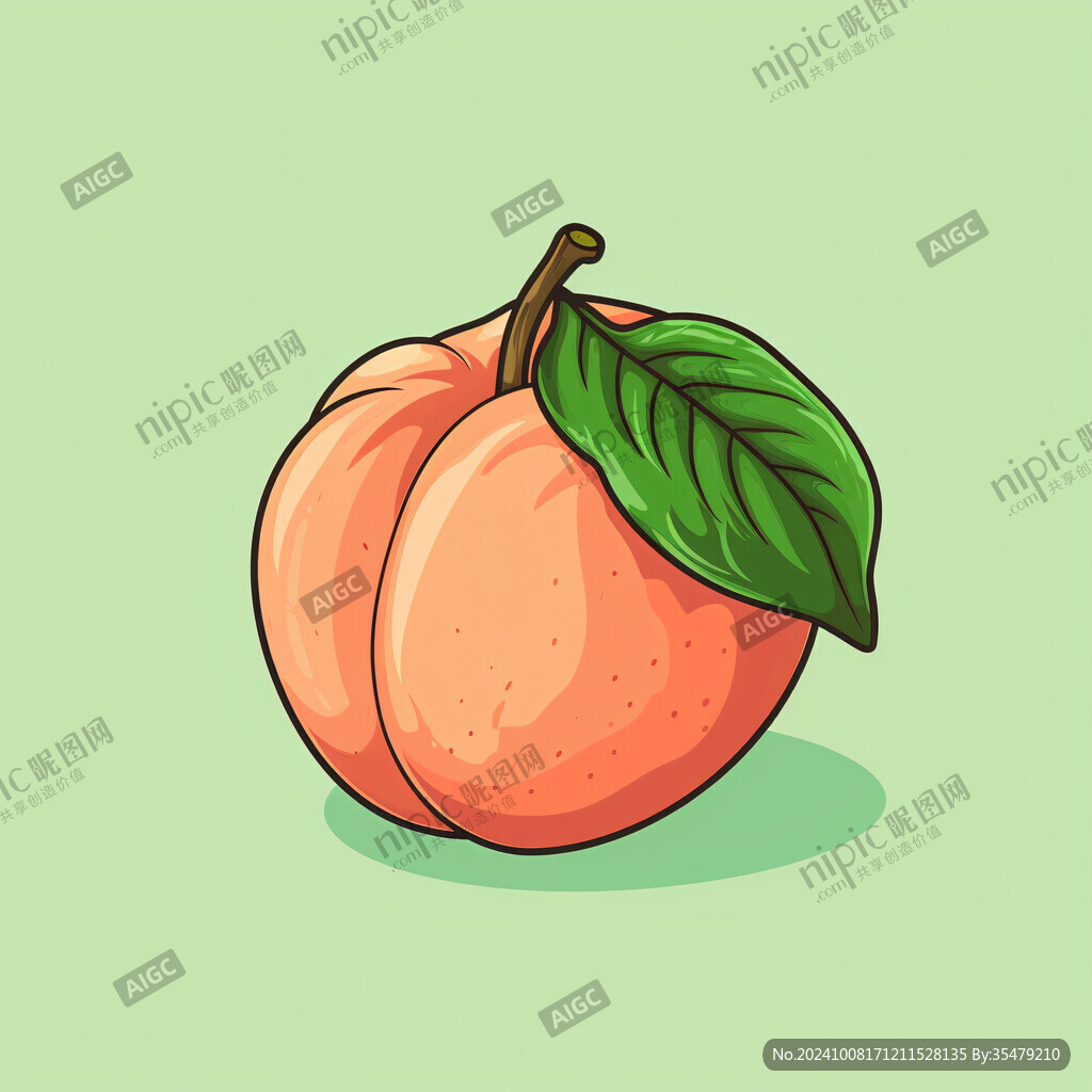脆柿子插畫