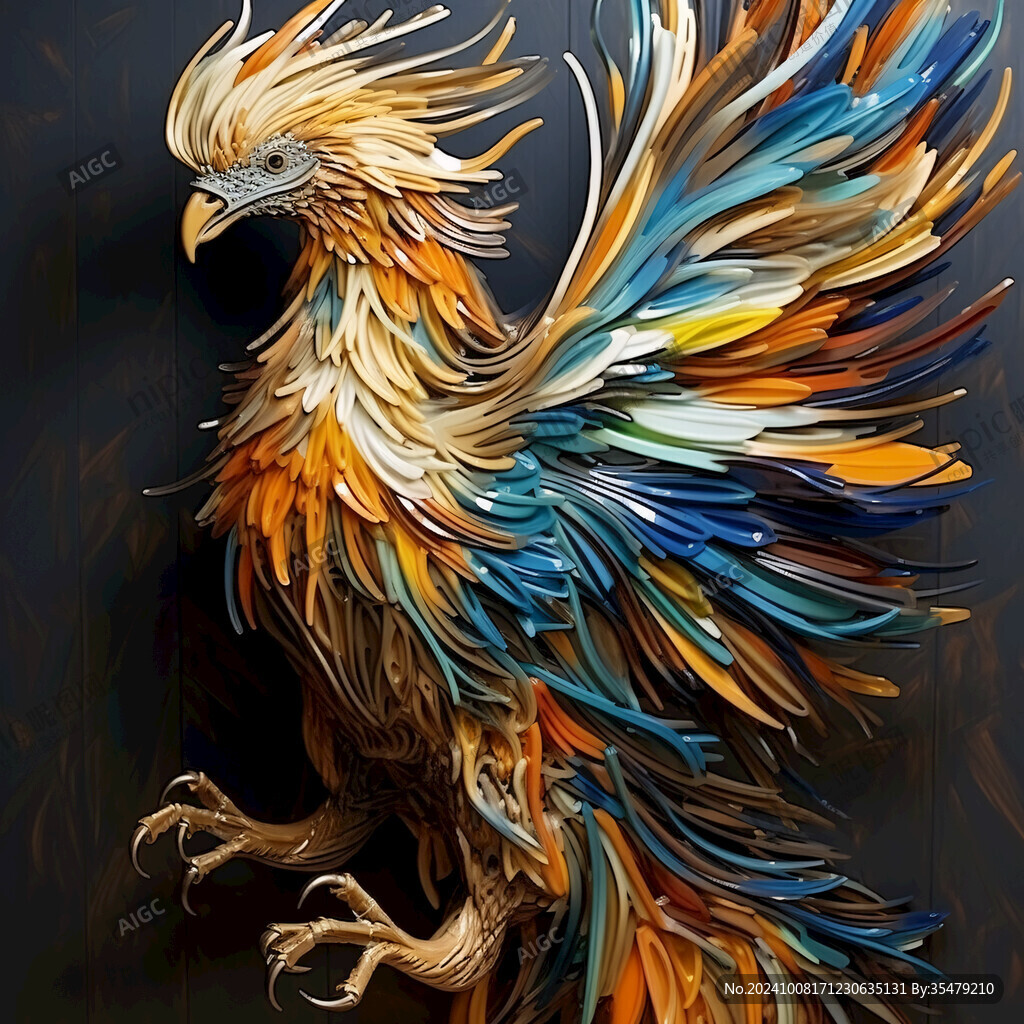 鳳凰包裝插畫