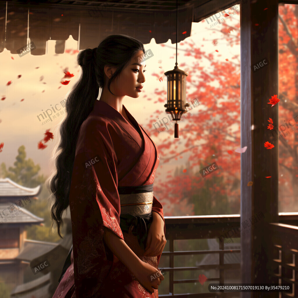 日本美女畫