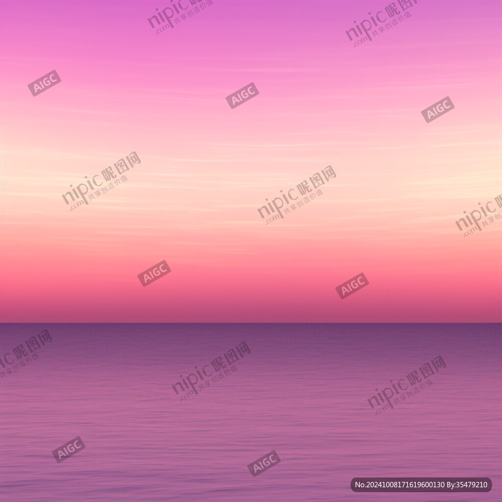 夕陽(yáng)粉色天空漸變背景