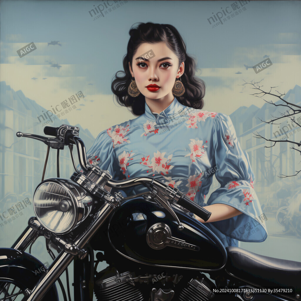 國潮民國美女