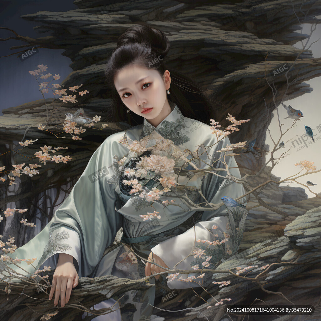 唯美國風少女