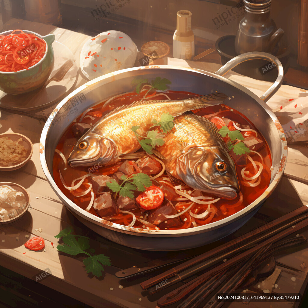 魚面插畫